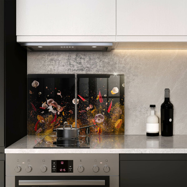 Skyddsplatta för spis Heta kryddor