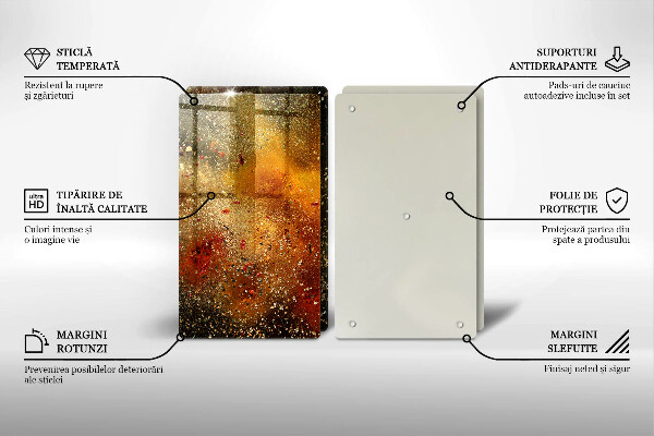 Skyddsplatta för spis Färgglada kryddor