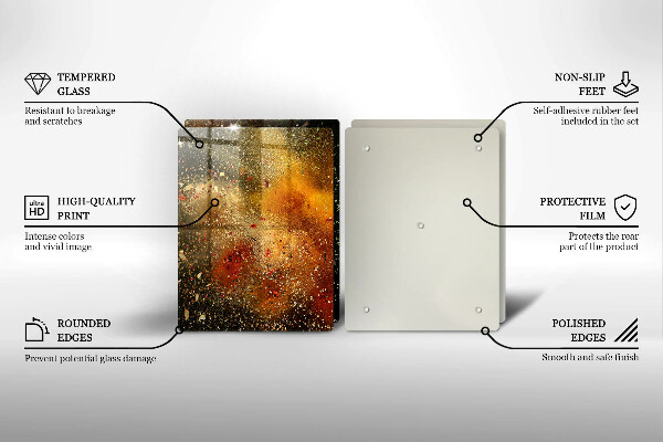 Skyddsplatta för spis Färgglada kryddor