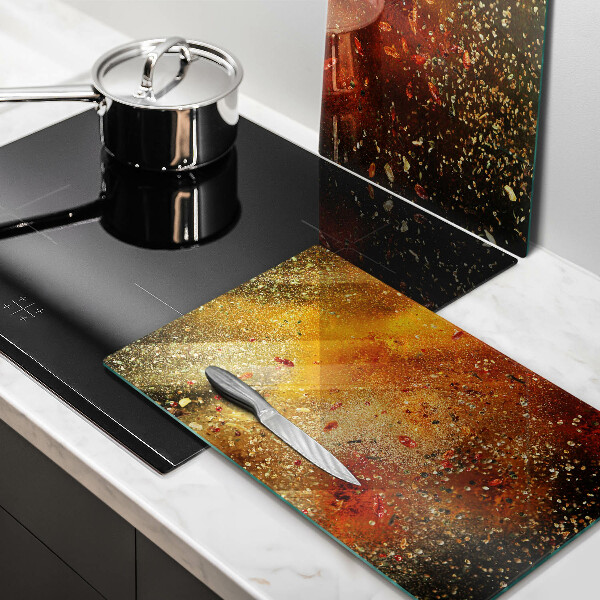 Skyddsplatta för spis Färgglada kryddor