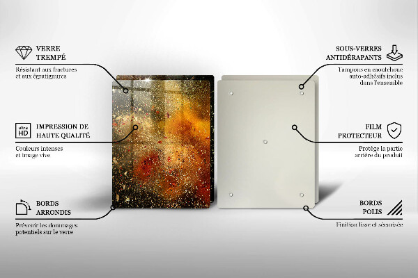 Skyddsplatta för spis Färgglada kryddor