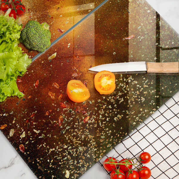 Skyddsplatta för spis Färgglada kryddor