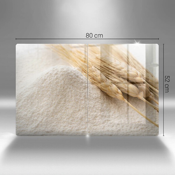 Skyddsplatta för spis Mjöl och ax av säd