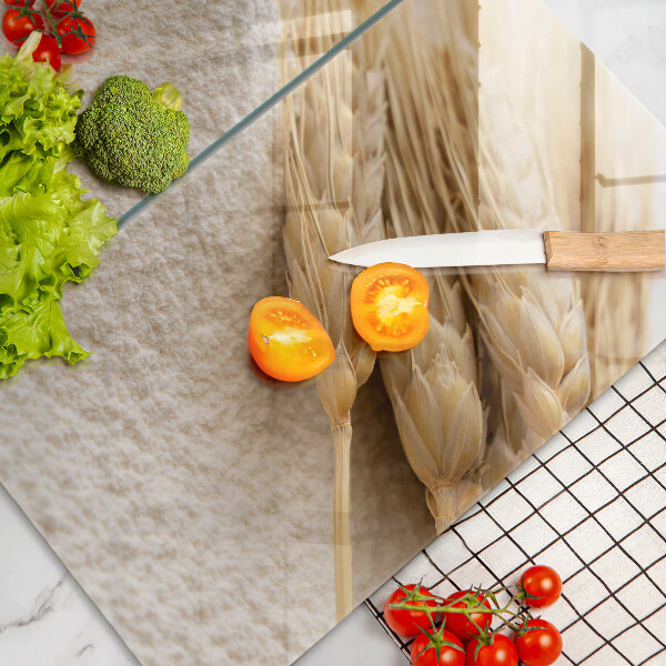 Skyddsplatta för spis Mjöl och ax av säd