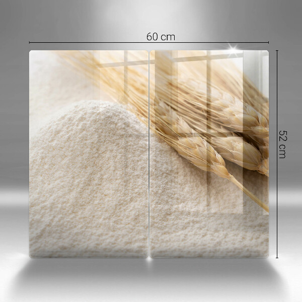 Skyddsplatta för spis Mjöl och ax av säd