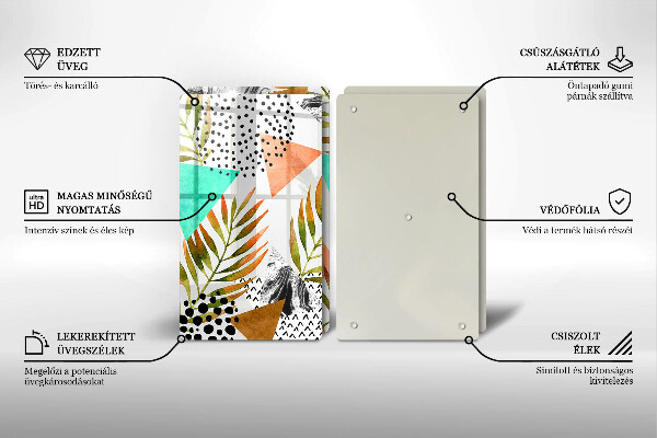 Kokkärlskydd Boho lövmönster