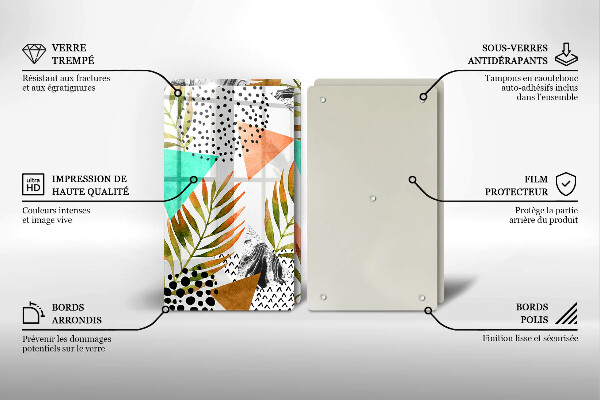 Kokkärlskydd Boho lövmönster