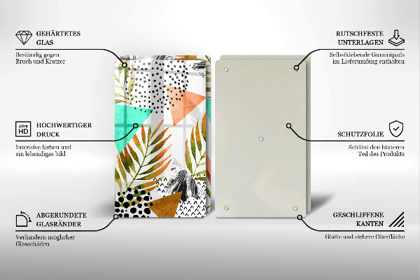 Kokkärlskydd Boho lövmönster