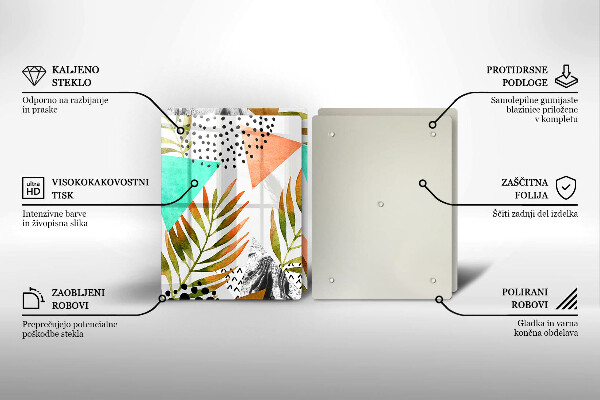 Kokkärlskydd Boho lövmönster