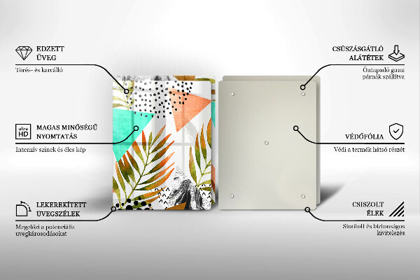 Kokkärlskydd Boho lövmönster