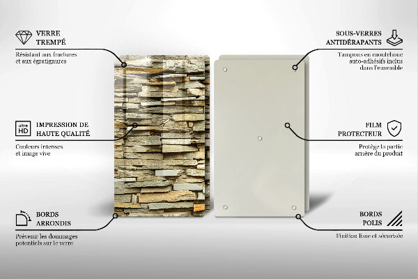 Glashällskydd Dekorativa stenar