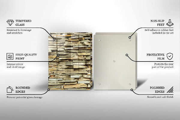 Glashällskydd Dekorativa stenar