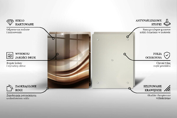 Kokkärlskydd Abstraktion mjuka linjer