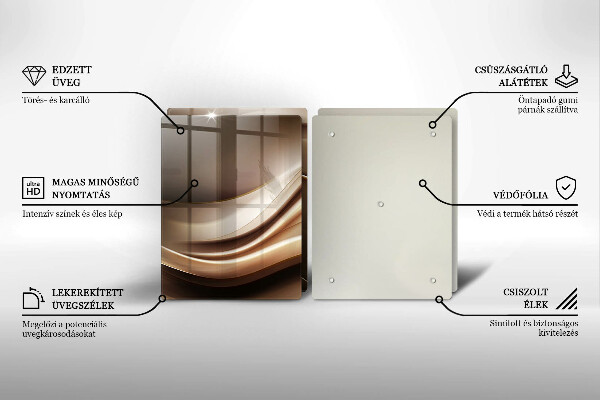 Kokkärlskydd Abstraktion mjuka linjer