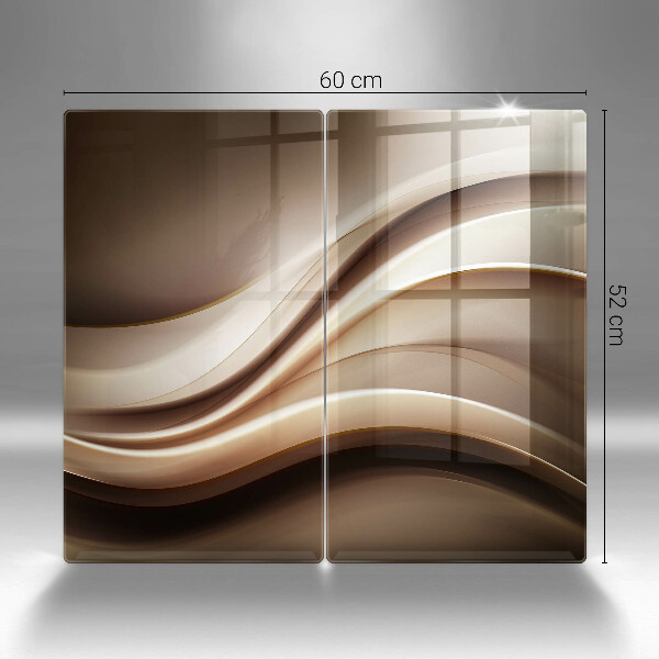 Kokkärlskydd Abstraktion mjuka linjer