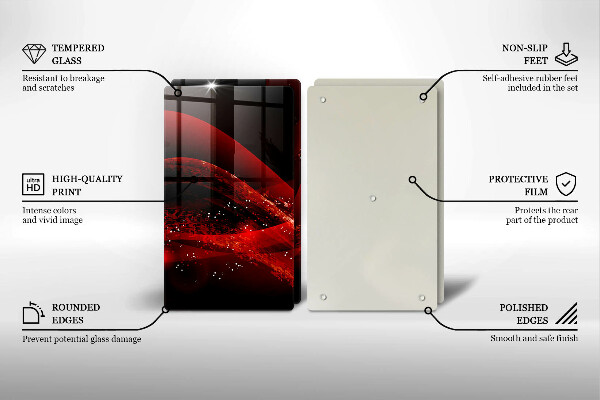 Glashällskydd Modern abstraktion