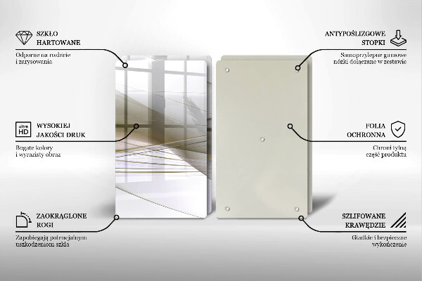 Glashällskydd Abstrakta linjer design