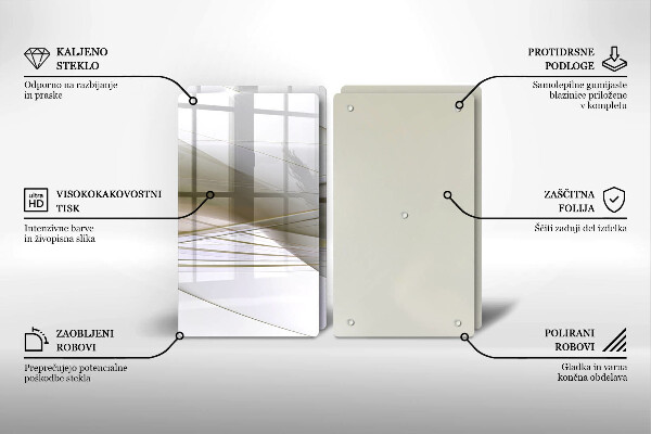 Glashällskydd Abstrakta linjer design