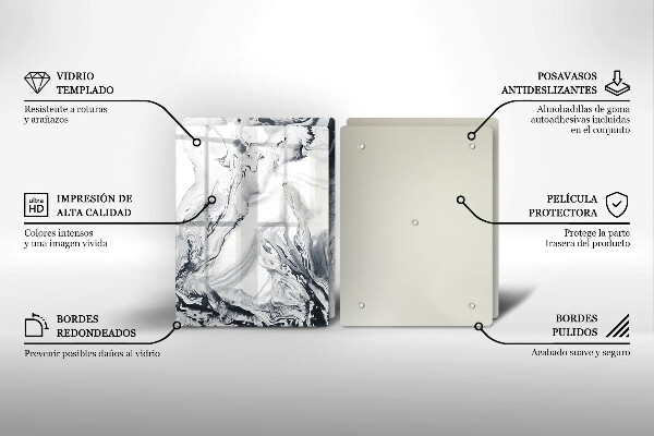 Kokkärlskydd Bläckabstraktion