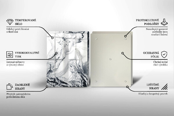 Kokkärlskydd Bläckabstraktion