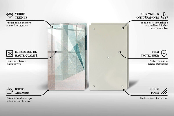 Kokkärlskydd Skarp abstraktion