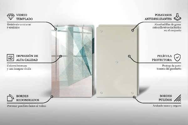 Kokkärlskydd Skarp abstraktion