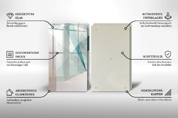 Kokkärlskydd Skarp abstraktion