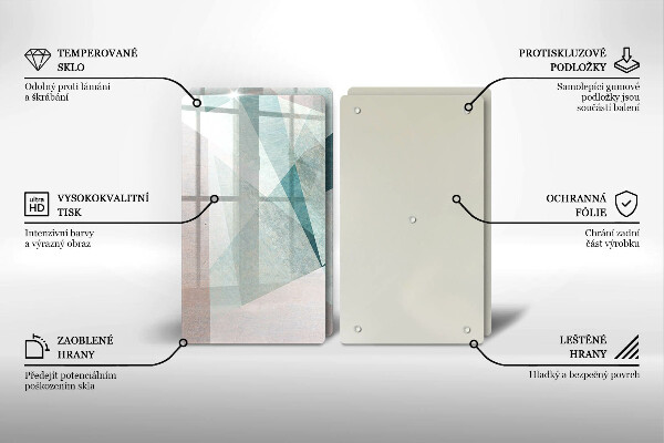 Kokkärlskydd Skarp abstraktion