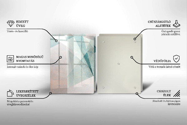 Kokkärlskydd Skarp abstraktion