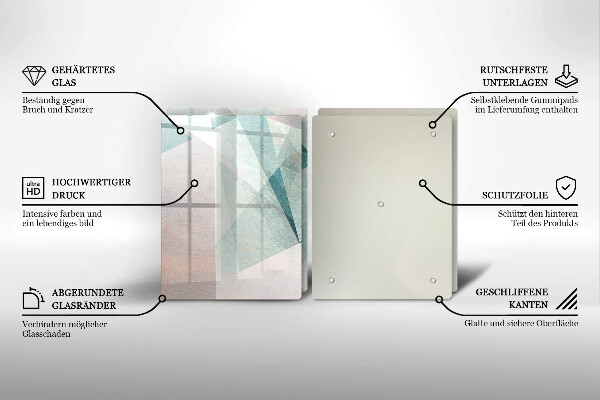 Kokkärlskydd Skarp abstraktion