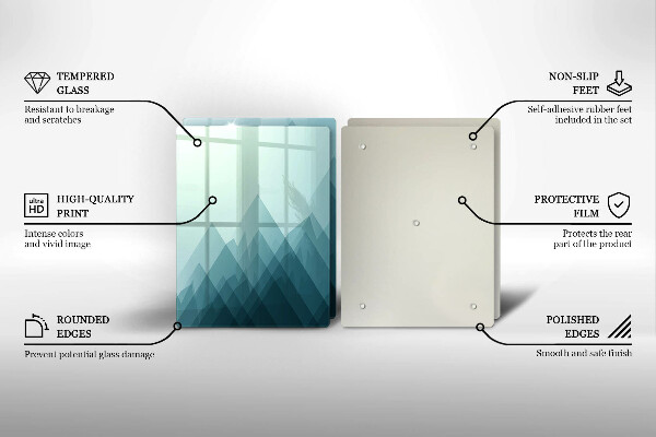 Kokkärlskydd Abstrakta berg