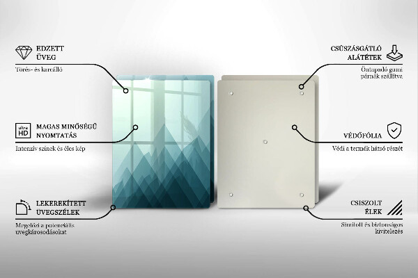 Kokkärlskydd Abstrakta berg