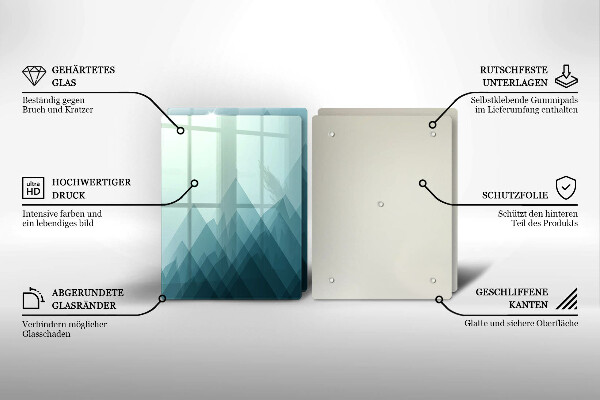 Kokkärlskydd Abstrakta berg