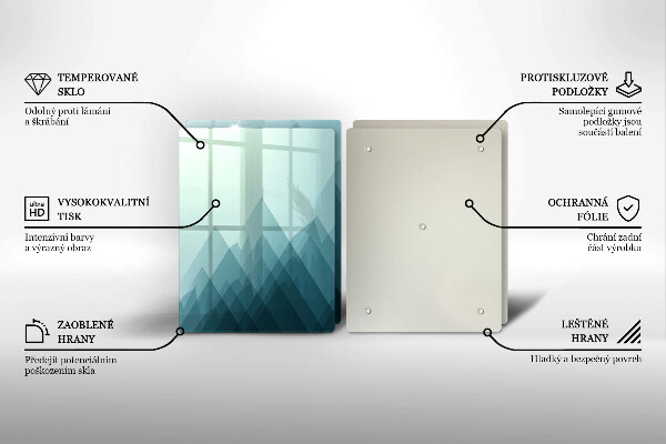 Kokkärlskydd Abstrakta berg