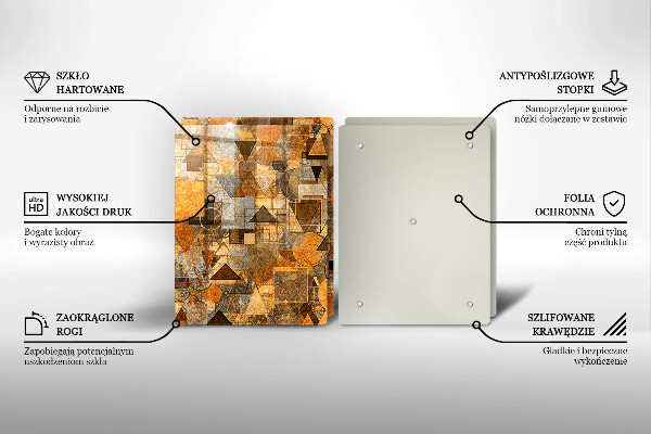 Kokkärlskydd Geometriska former mönster