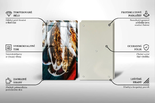 Kokkärlskydd Boho fågelfjädrar