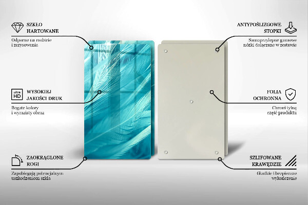 Skydd för induktionsspis Fina fjädrar