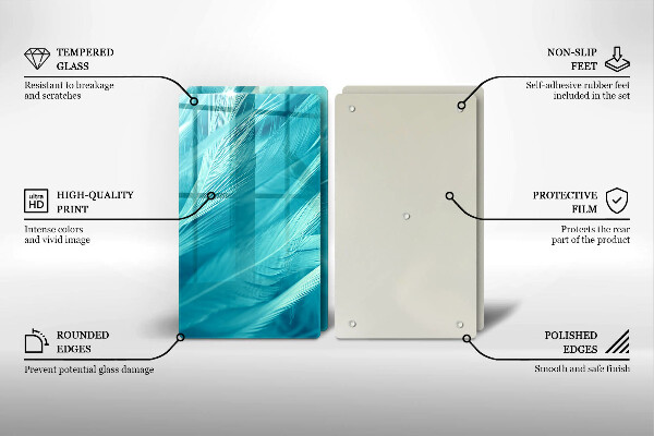 Skydd för induktionsspis Fina fjädrar