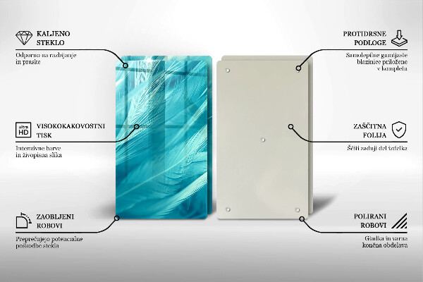 Skydd för induktionsspis Fina fjädrar