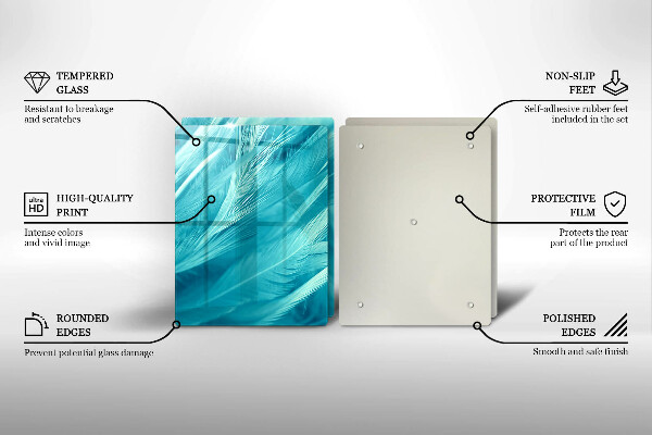 Skydd för induktionsspis Fina fjädrar