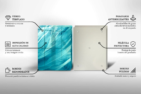 Skydd för induktionsspis Fina fjädrar
