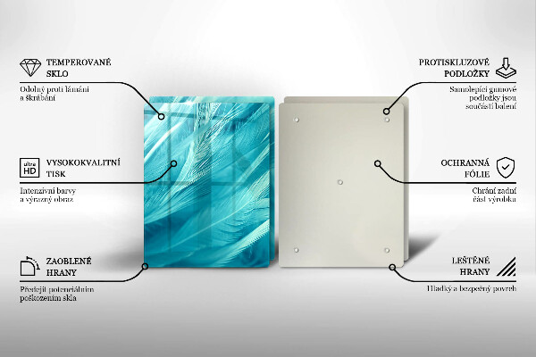 Skydd för induktionsspis Fina fjädrar