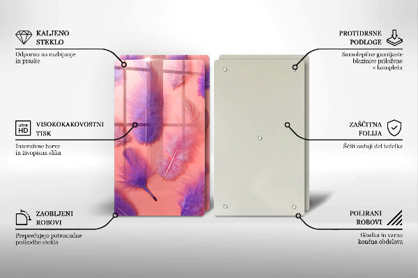 Skydd för spis Fluffiga fjädrar