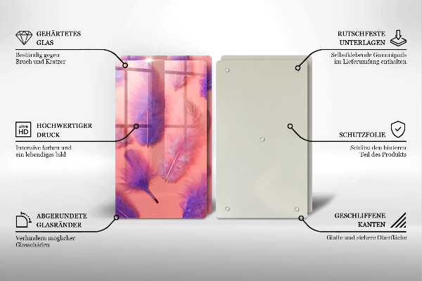 Skydd för spis Fluffiga fjädrar