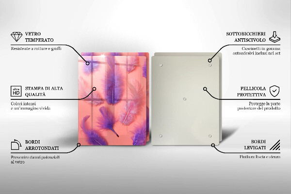 Skydd för spis Fluffiga fjädrar