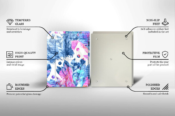 Skydd för spis Boho fjäder illustration