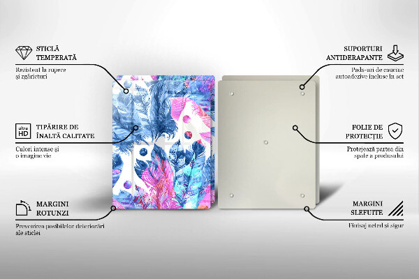 Skydd för spis Boho fjäder illustration