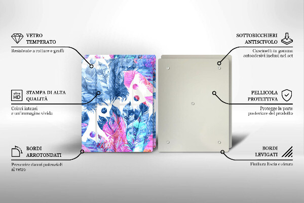 Skydd för spis Boho fjäder illustration