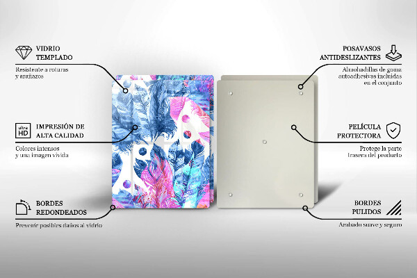 Skydd för spis Boho fjäder illustration