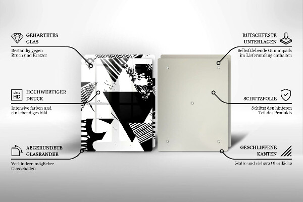 Skydd för spis Geometriska trianglar